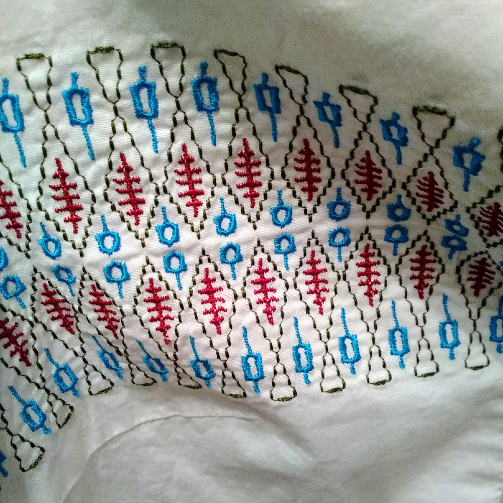 Hand detailed white shirt from Taiwan